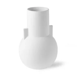 HKliving Matt White Vase S