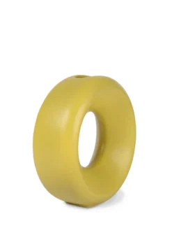 HKliving S Green Ceramic Circle Vase