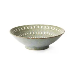 HKliving Kyoto Ceramics: Japanese Ceramic Salad Bowl