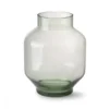 HKliving GREEN GLASS VASE L