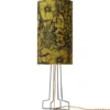 HKliving Green & Black Floral Printed Cylinder Lamp Shade