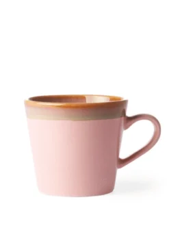 HKliving 70 S Style Cappuccino Mug Pink
