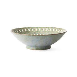 HKliving Kyoto Ceramics Japanese Ceramic Salad Bowl