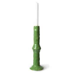 HKliving ceramic candle holder m, fern green
