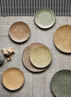 HKliving Gradient Ceramics Taupe Side Plate