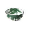 HKliving porcelain bowl palms, green