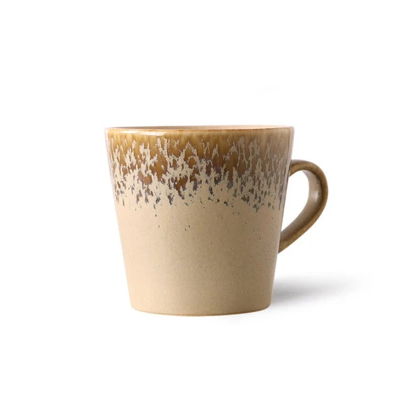 HKliving 70s Ceramics Americano Mug Bark 4 HKliving 70s Ceramics Americano Mug Bark