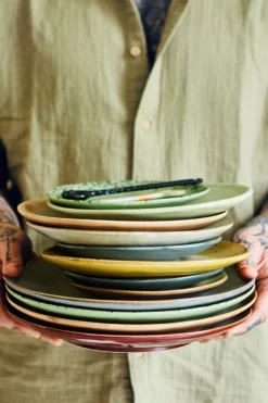 HKliving Eclipse 70s Ceramics Dessert Plate