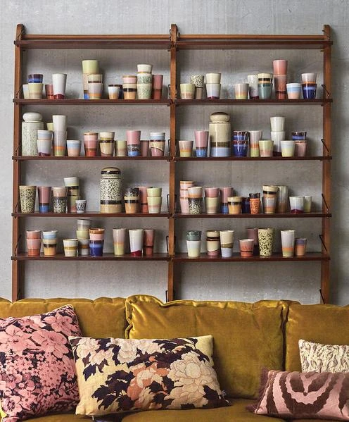 HKliving Ceramic 70 S Storage Jar Hail 4 HKliving Ceramic 70 S Storage Jar Hail