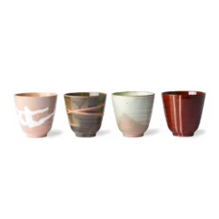 HKliving Yunomi Mugs Set Of 4