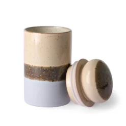 HKliving 70s Ceramics Storage Jar - Lake