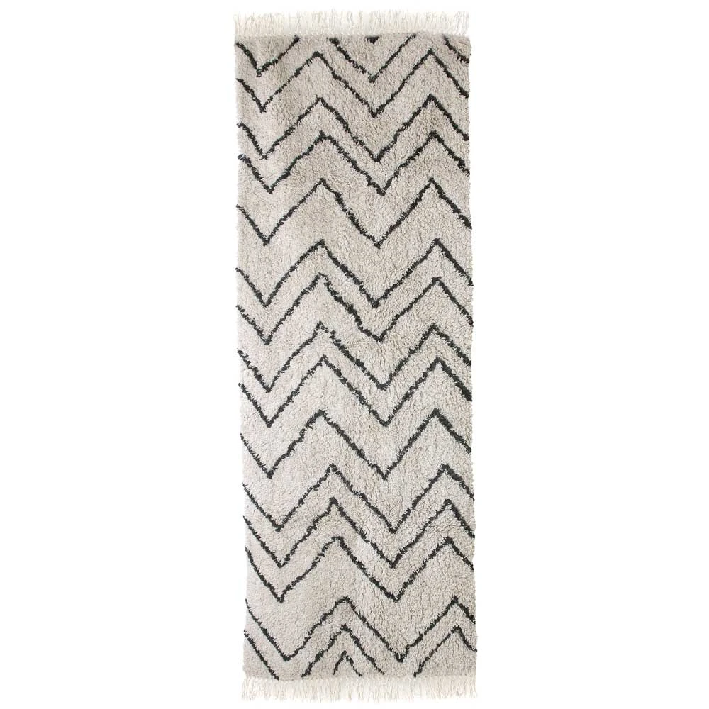 HKliving Cotton Zigzag Runner 75x220 5 HKliving Cotton Zigzag Runner 75x220