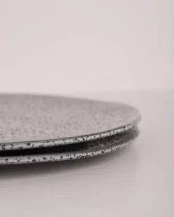 HKliving Gradient Ceramics Dinner Plate Cream Set Of 2