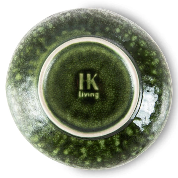 HKliving The Emeralds Ceramic Bowl | Organic Green 4 HKliving The Emeralds Ceramic Bowl | Organic Green