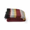 HKliving FLUFFY THROW BURGUNDY