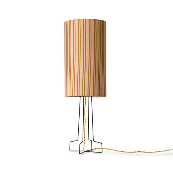 HKliving Doris Printed Cylinder Lamp Shade | Stripes 5 HKliving Doris Printed Cylinder Lamp Shade | Stripes