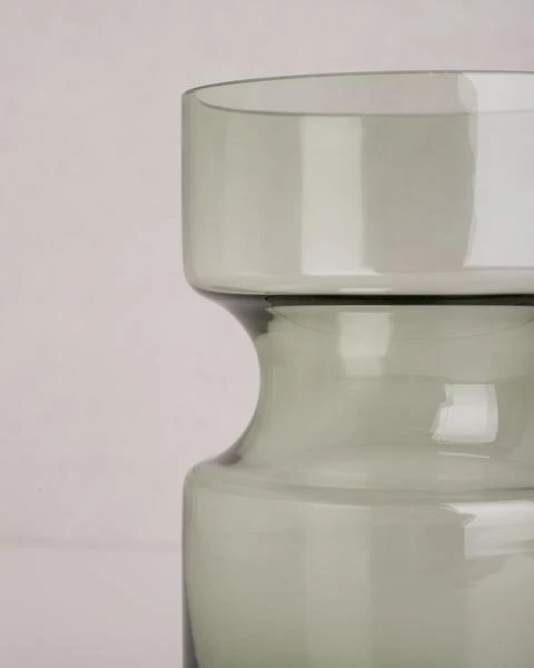 HKliving Green Glass Vase M 4 HKliving Green Glass Vase M