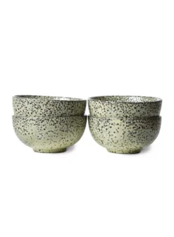 HKliving Gradient Ceramics Bowl In Green