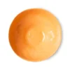 HKliving Speckled Tangerine Eggshell Glazed Bowl