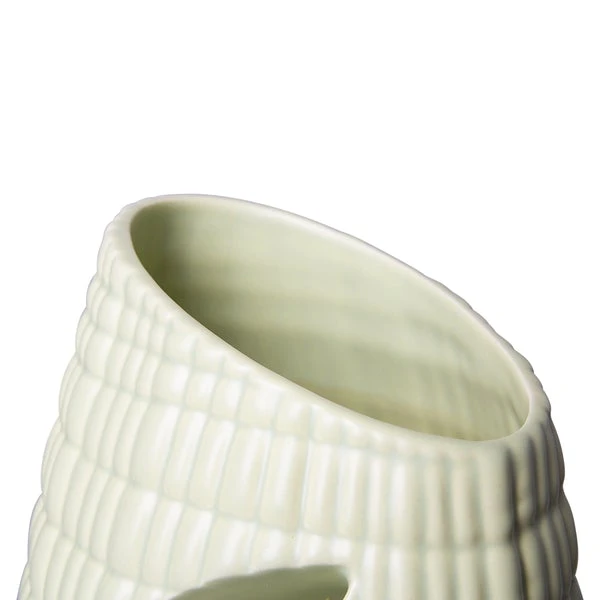 HKliving ceramic ribbed vase matt minty 5 HKliving ceramic ribbed vase matt minty