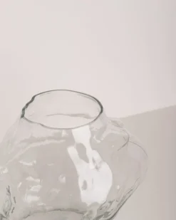 HKliving Vase Glass Cloud Low