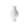 HKliving Matt White Vase Medium 1 HKliving Matt White Vase Medium