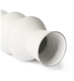 HKliving Speckled Clay Angular Vase | Medium