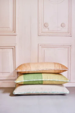 HKliving Natural Hand Woven Wool Cushion 38x74cm