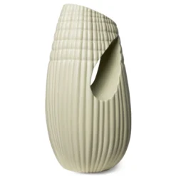 HKliving Ceramic Ribbed Vase | Minty