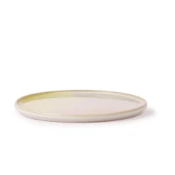 HKliving Pink & Yellow Round Side Plate
