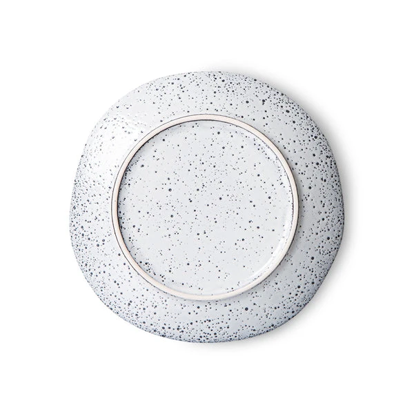 HKliving Grey Speckled Ceramic Cake Plate 3 HKliving Grey Speckled Ceramic Cake Plate