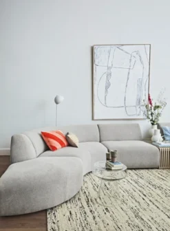 HKliving Ceramic 70 S Latte Mugs In Lake From