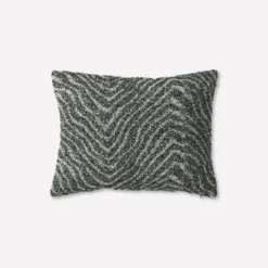 HKliving Doris Vintage Jacquard Weave Cushion Zigzag (30x40)