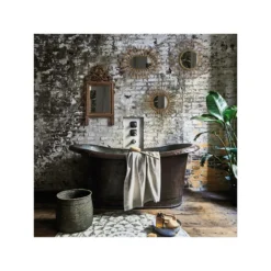 HKliving Natural Rattan Square Mirror