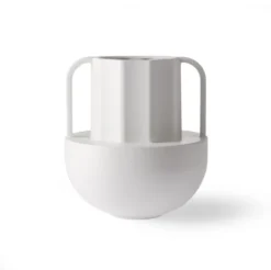 HKliving White Ceramic Greek D Vase