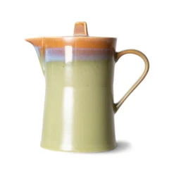 HKliving 70's Ceramics Tea Pot | Peat