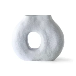 HKliving Organic Circle Vase Matt Ice Blue