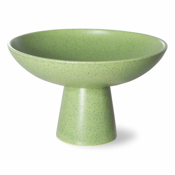 HKliving Ceramic Bowl On Base M Pistachio 3 HKliving Ceramic Bowl On Base M Pistachio