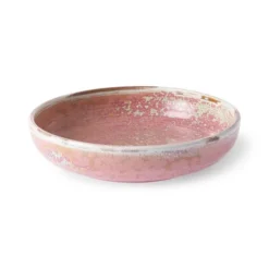 HKliving Deep Plate Rustic Pink 6 HKliving Deep Plate Rustic Pink