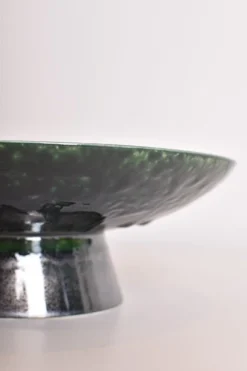 HKliving Ceramic Bowls L Dripping Green