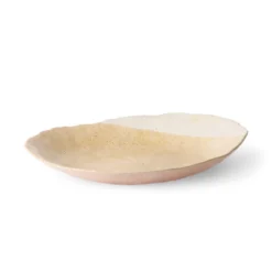 HKliving Tonal Blush Matte Ceramic Platter