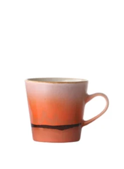 HKliving Ceramic 70s Americano Mug In Sunset