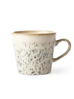 HKliving Ceramic 70 S Cappuccino Mug Hail
