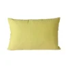 HKliving Striped Velvet Cushion In Yellow/Green 2 HKliving Striped Velvet Cushion In Yellow/Green