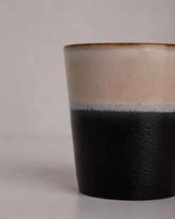 HKliving Beige Rock Ceramic 70s Coffee Mug 7 HKliving Beige Rock Ceramic 70s Coffee Mug