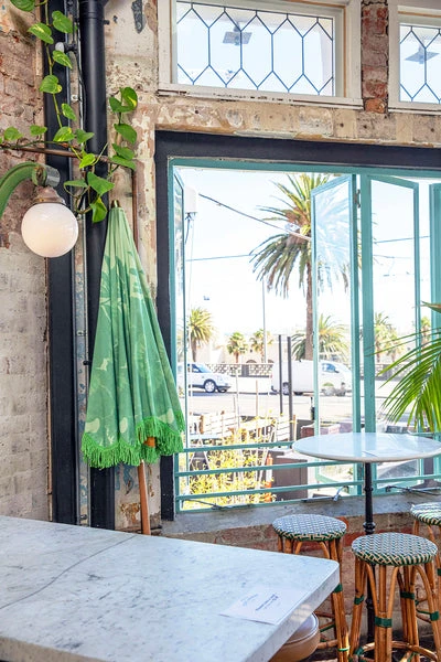 HKliving Beach Umbrella | Pistachio Palm 7 HKliving Beach Umbrella | Pistachio Palm