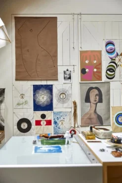 HKliving Wall Chart Woman Silhouette By Stella Molenaar