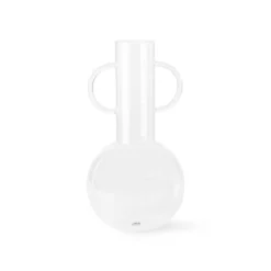 HKliving Glass Vase with Two Ears