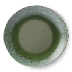 HKliving Ceramic 70 S Dinner Plates Green 2 11 HKliving Ceramic 70 S Dinner Plates Green 2