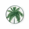 HKliving Green Porcelain Palms Side Plate